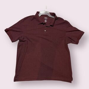 Croft & Barrow Men’s Polo Shirt Easy Care Size XXL Burgundy